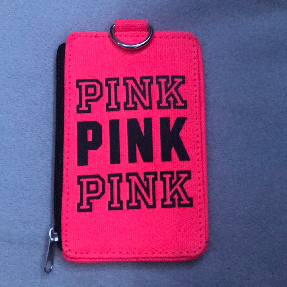 Pink hand wallet